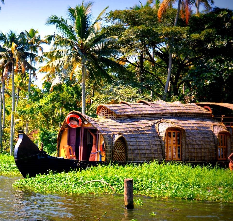 House boat in Kerala India